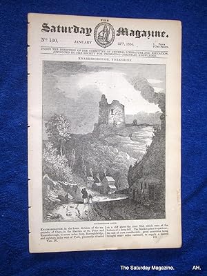 The Saturday Magazine No 100, KNARESBOROUGH,+ ETAWAH India, 1834