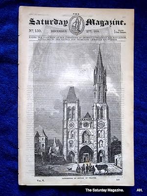 The Saturday Magazine No 159, SCILLY ISLES & SENSLIS CATHEDRAL,1834