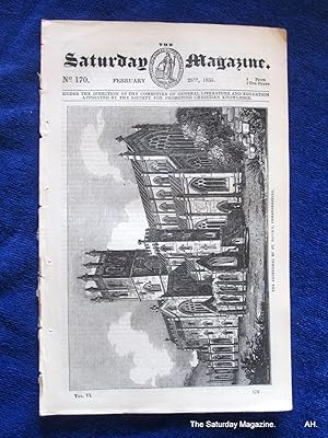 The Saturday Magazine No 170, St DAVID's Cathedral, SOUFFLEUR Mauritius, 1835