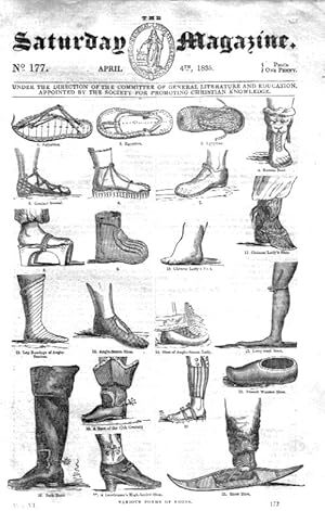 The Saturday Magazine No 177, Shoes and Their Various Forms ,COWDRAY HOUSE,Midhurst,HOPKINS WITCH...