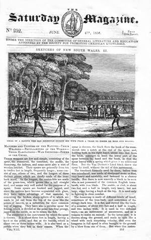 The Saturday Magazine No 252, New South Wales Part 3 +The Common Cherry Laurel + The Bay-Tree. 1836,