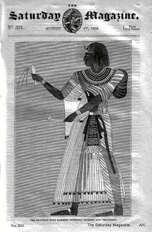 The Saturday Magazine No 391, LUNATIC ASYLUMS, + RAMESES Egypt, 1838