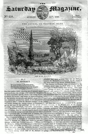 The Saturday Magazine No 458, The AZORES (Part 1) - St MICHAEL's + Rhubarb, 1839,