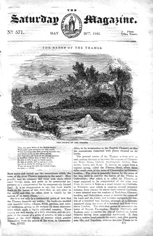 The Saturday Magazine No 571,BRITISH GUYANA (Part 4), The Banks of the Thames (Part 1) - Source +...