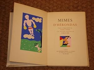 Seller image for MIMES D'HERONDAS for sale by Emmanuelle Morin