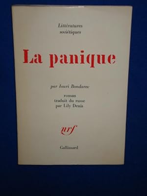 Seller image for LA PANIQUE [SP] for sale by Emmanuelle Morin