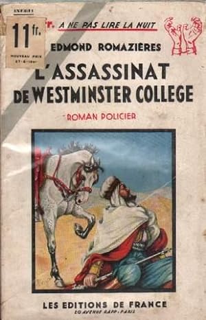 Seller image for L'assassinat de Westminster College for sale by crealivres