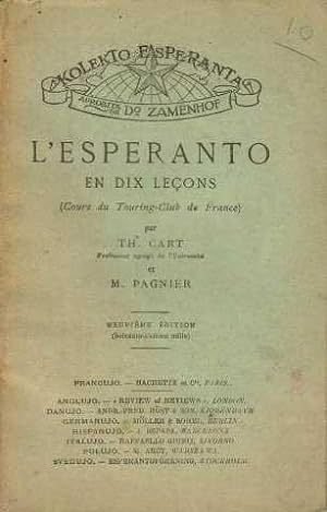 L'esperanto en dix leçons (cours du Touring-club de france)