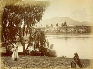 3730 Lake Taupo & Waikato River, New Zealand [MAORI PHOTOGRAPH]