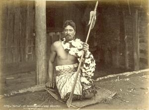 3579 "Taitua" At Taumaranui King country, New Zealand [MAORI PORTRAIT PHOTOGRAPH]