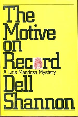 Seller image for The Motive on Record for sale by Dearly Departed Books