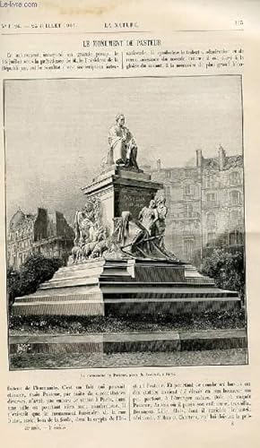 Seller image for La nature n 1626 - Le Monument de pasteur par H de Parville - Le Commerce des fourrures en sibrie par C. Rabot - La Cuve d'quilibre de la vilette a Paris - par M de Naussouty - Le Pic Gerbats par Lucien Briet - La Dilatation des Aciers au nickel for sale by Le-Livre