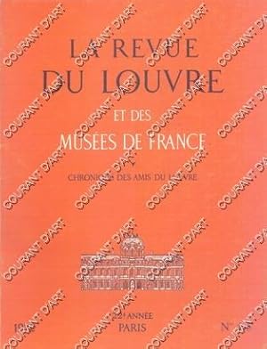 LA REVUE DU LOUVRE ET DES MUSEES DE FRANCE. 22E ANNEE. 1972, N° 4-5 : UN BUSTE D' AMENOPHIS IV DO...