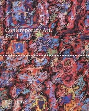 CONTEMPORARY ART. PART I. [GERHARD RICHTER. MARDEN. NAUMAN. WHITEREAD. KOONS. BARNEY. NOGUCHI. DI...