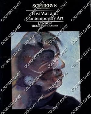 POST WAR AND CONTEMPORARY ART. [FREUD. DUBUFFET. FAUTRIER. SOULAGES. HARTUNG. KLEIN. DE STAEL. HE...