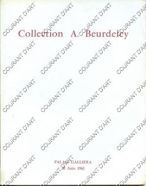 COLLECTION A. BEURDELEY. DESSINS ET TABLEAUX ANCIENS. OBJETS D'ART D'EXTREME-ORIENT. CERAMIQUE DE...