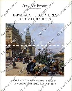 TABLEAUX, SCULPTURES DES XIXE ET XXE SIECLES. [BALANDE. DE BELAY. DE BERUETE. BRUANDET. CHAISSAC....