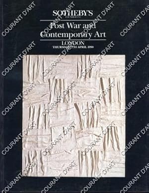 POST WAR AND CONTEMPORARY ART. [DUBUFFET. FAUTRIER. DE STAEL. ESTEVE. CALDER. APPEL. ESTEVE. MUSI...