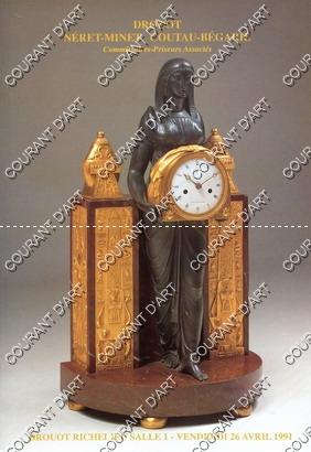 TABLEAUX MODERNES ET ANCIENS, PORCELAINES, ARGENTERIE, SIEGES ET MEUBLES. 26/04/1991. (Weight= 24...