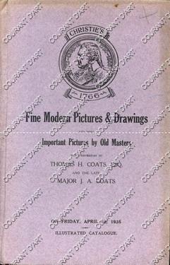 FINE MODERN PICTURES & DRAWINGS AND SOME IMPORTANT PICTURES BY OLD MASTERS THE PROPERTY OF THOMAS...