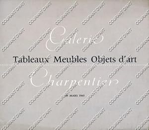 GALERIE. TABLEAUX MEUBLES OBJETS D'ART. [DROUAIS. LAWRENCE. STREECK. LUNDENS. ROTTENHAMMER. TIEPO...