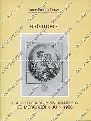 ESTAMPES, GRAVURES DES XVIE ET XVIIE SIECLES, DU XVIIIE ET DU DEBUT DU XIXE SIECLE, ESTAMPES DES ...