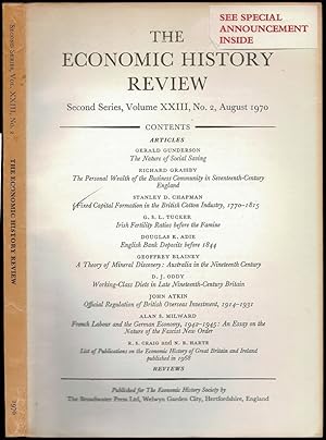 Seller image for Fixed Capital Formation in the British Cotton Industry, 1770-1815 in The Economic History Review Volume XXIII, Number 2 for sale by The Book Collector, Inc. ABAA, ILAB