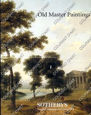 OLD MASTER PAINTINGS. [ BLOEMMAERDT. VAN LINT. WOLF TRAUT. SELDRON. WALLERANT VAILLANT. JAN DE BR...