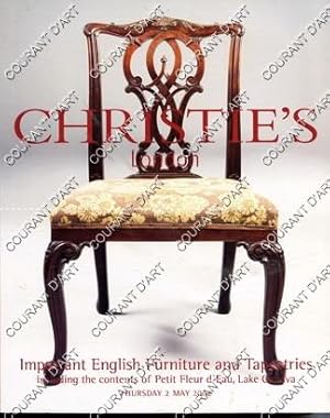 IMPORTANT ENGLISH FURNITURE AND TAPESTRIES. INCLUDING THE CONTENTS OF PETIT FLEUR D'EAU, LAKE GEN...