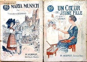 Bild des Verkufers fr Collection Les Romans Modernes - 2 titres de la 2e srie [N 16. MARIA MUNSCH / N 20. UN COEUR DE JEUNE FILLE]. zum Verkauf von Jean-Paul TIVILLIER