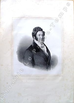 Bild des Verkufers fr Gravure / LOUIS PHILIPPE I. Peint d'aprs nature par F. Winterhalter. Lithographi par Lon Nol. zum Verkauf von Jean-Paul TIVILLIER