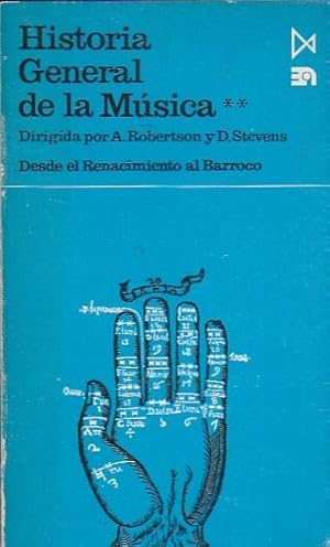 Imagen del vendedor de Historia General de la Msica. Desde el Renacimiento al Barroco a la venta por LIBRERA GULLIVER