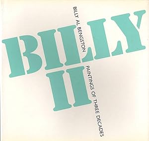 Seller image for Billy Al Bengston: Billy II: Paintings of Three Decades for sale by Vincent Borrelli, Bookseller