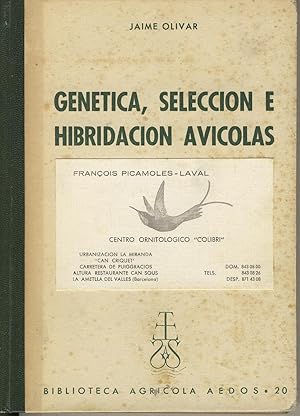 Image du vendeur pour Gentica, seleccion e hibridacion avicolas mis en vente par Sylvain Par