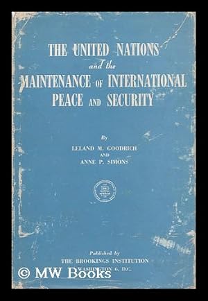 Seller image for The United Nations and the Maintenance of International Peace and Security for sale by MW Books