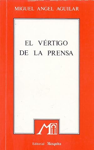 Imagen del vendedor de EL VERTIGO DE LA PRENSA a la venta por Libreria 7 Soles