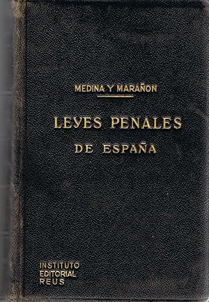 Seller image for LEYES PENALES DE ESPAA CONFORME A LOS TEXTOS OFICIALES for sale by Librera Torren de Rueda