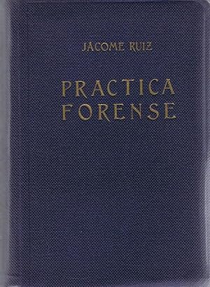 Imagen del vendedor de PRACTICA FORENSE. Teora y prctica del procedimiento judicial en materia civil, con 144 formularios. a la venta por Librera Torren de Rueda