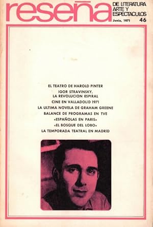 Immagine del venditore per RESEA N46 (DESARROLLO DE LA OBRA TEATRAL DE HAROLD PINTER; EL PINTOR JOS HERNNDEZ SE EXPLICA; LOS CLOWNS: ECO FONTANAL EN EL UNIVERSO FELLINIANO Y OTROS) venduto da Librera Vobiscum