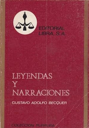 Imagen del vendedor de LEYENDAS Y NARRACIONES a la venta por Librera Vobiscum