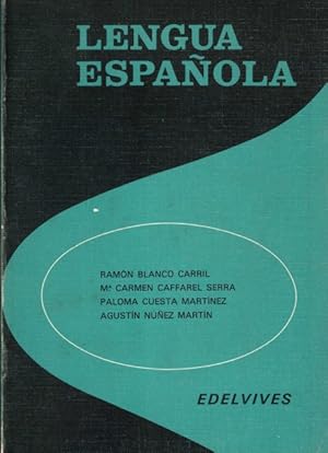 Immagine del venditore per LENGUA ESPAOLA COU venduto da Librera Vobiscum