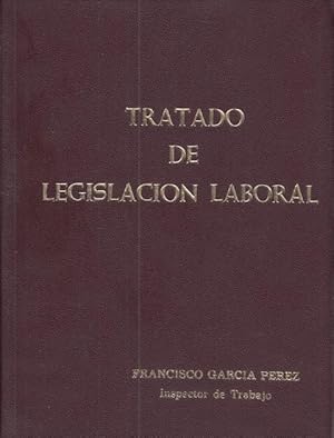 Image du vendeur pour Nuevo tratado de legislacin laboral aplicada mis en vente par Librera Vobiscum