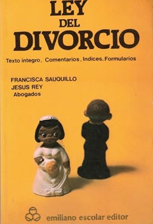 Imagen del vendedor de LEY DEL DIVORCIO (Texto ntegro) a la venta por Librera Vobiscum