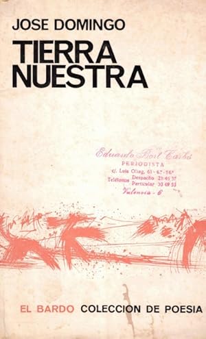 Seller image for Tierra nuestra for sale by Librera Vobiscum