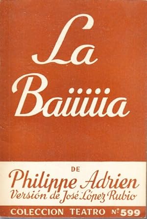 Seller image for LA BAIIIIIA for sale by Librera Vobiscum
