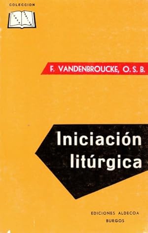 Seller image for Iniciacin litrgica for sale by Librera Vobiscum