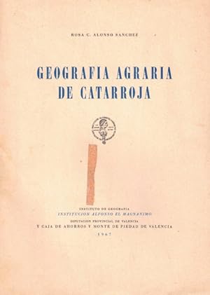 Image du vendeur pour Geografa Agraria de Catarroja mis en vente par Librera Vobiscum