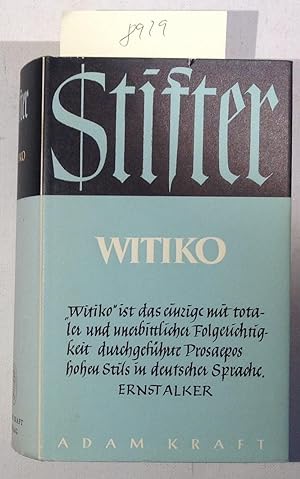 Seller image for Witiko, Eine Erzhlung - Mit Den Bruchstcken Frherer Fassungen for sale by Antiquariat Trger