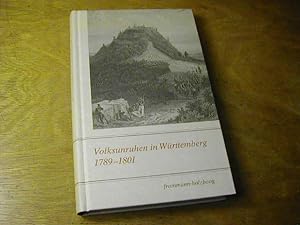 Bild des Verkufers fr Volksunruhen in Wrttemberg 1789-1801 zum Verkauf von Antiquariat Fuchseck