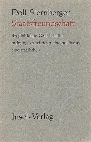 Staatsfreundschaft: Rede zur Hundertjahrfeier der Sozialdemokratischen Partei Deutschlands / Dolf...